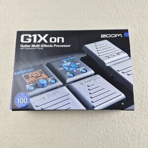 Zoom G1Xon Guitar Multi-Effects Processor w/ Expression Pedal And Power Cable